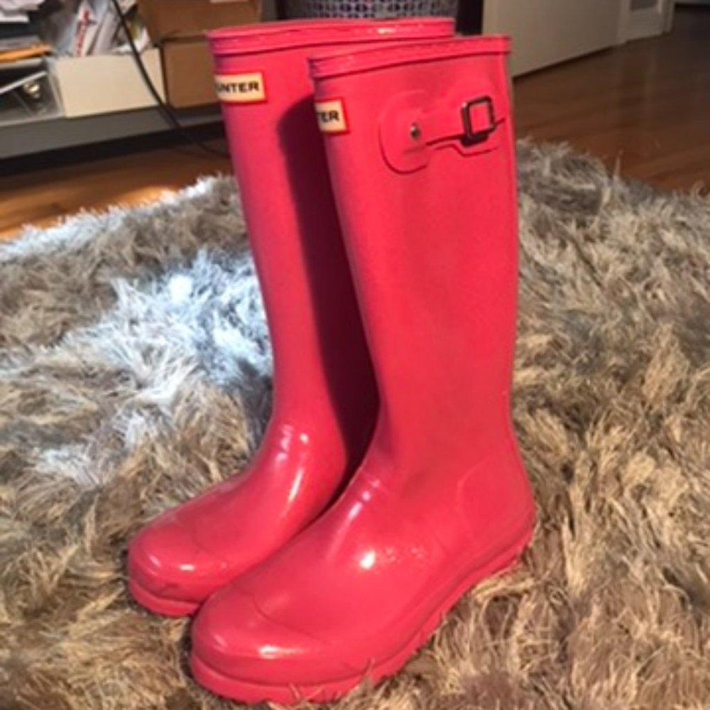Pink Sparkle Hunter Boots